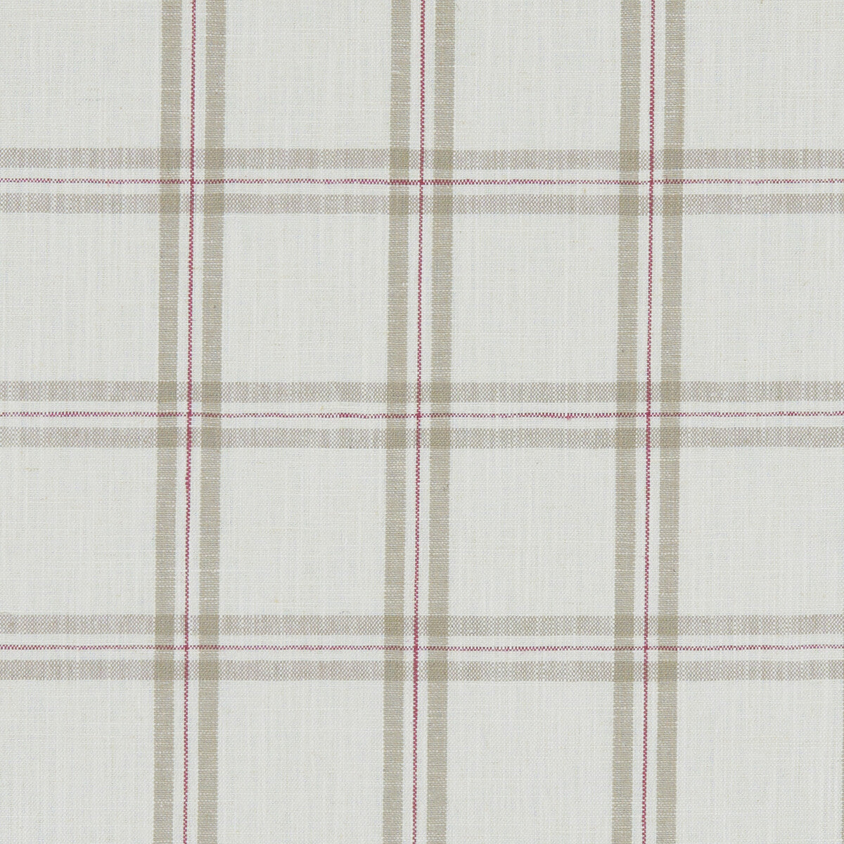 Kelmscott-Raspberry/Linen