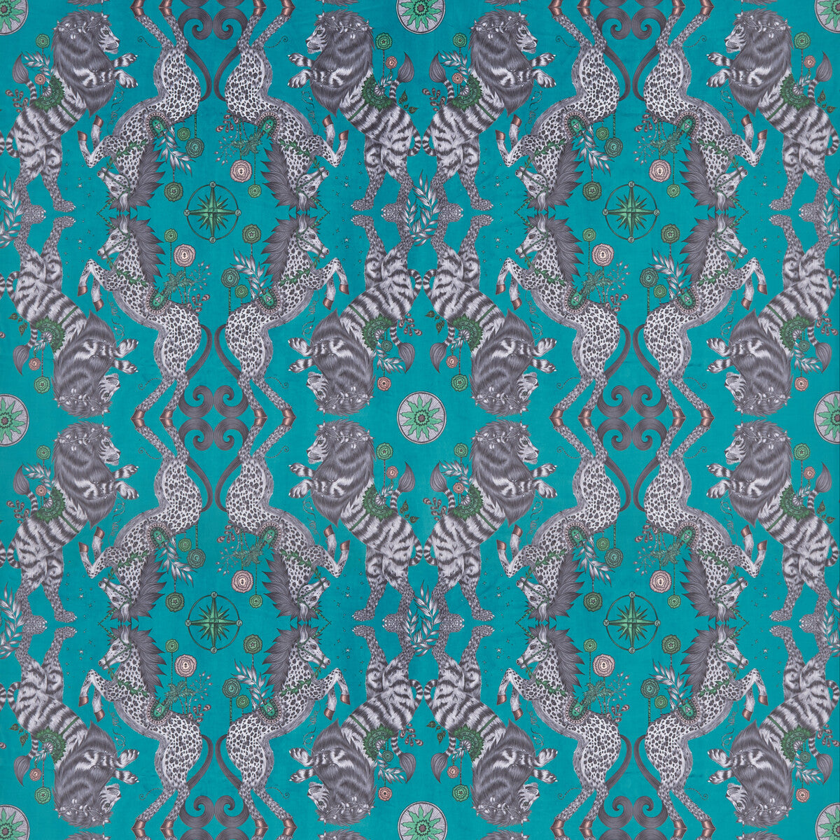 Caspian Velvet-Teal