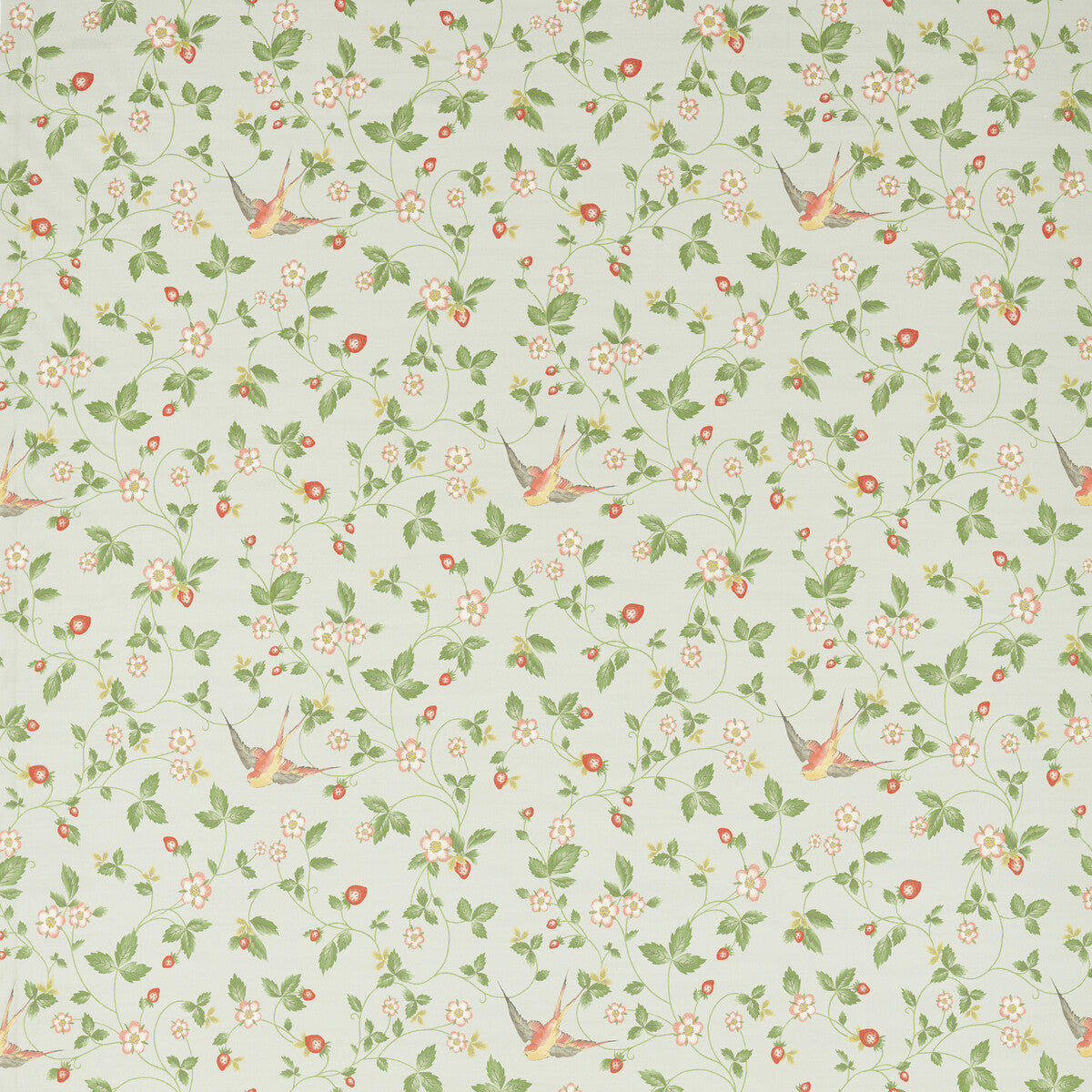 Wild Strawberry-Dove Linen