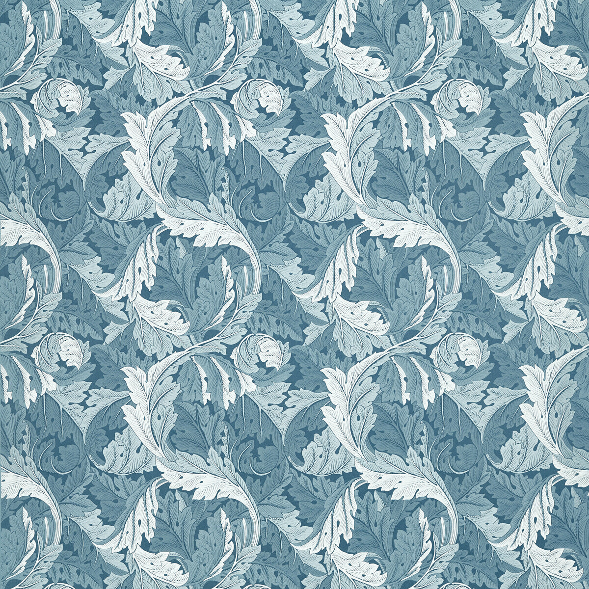 Acanthus Jacquard-Denim