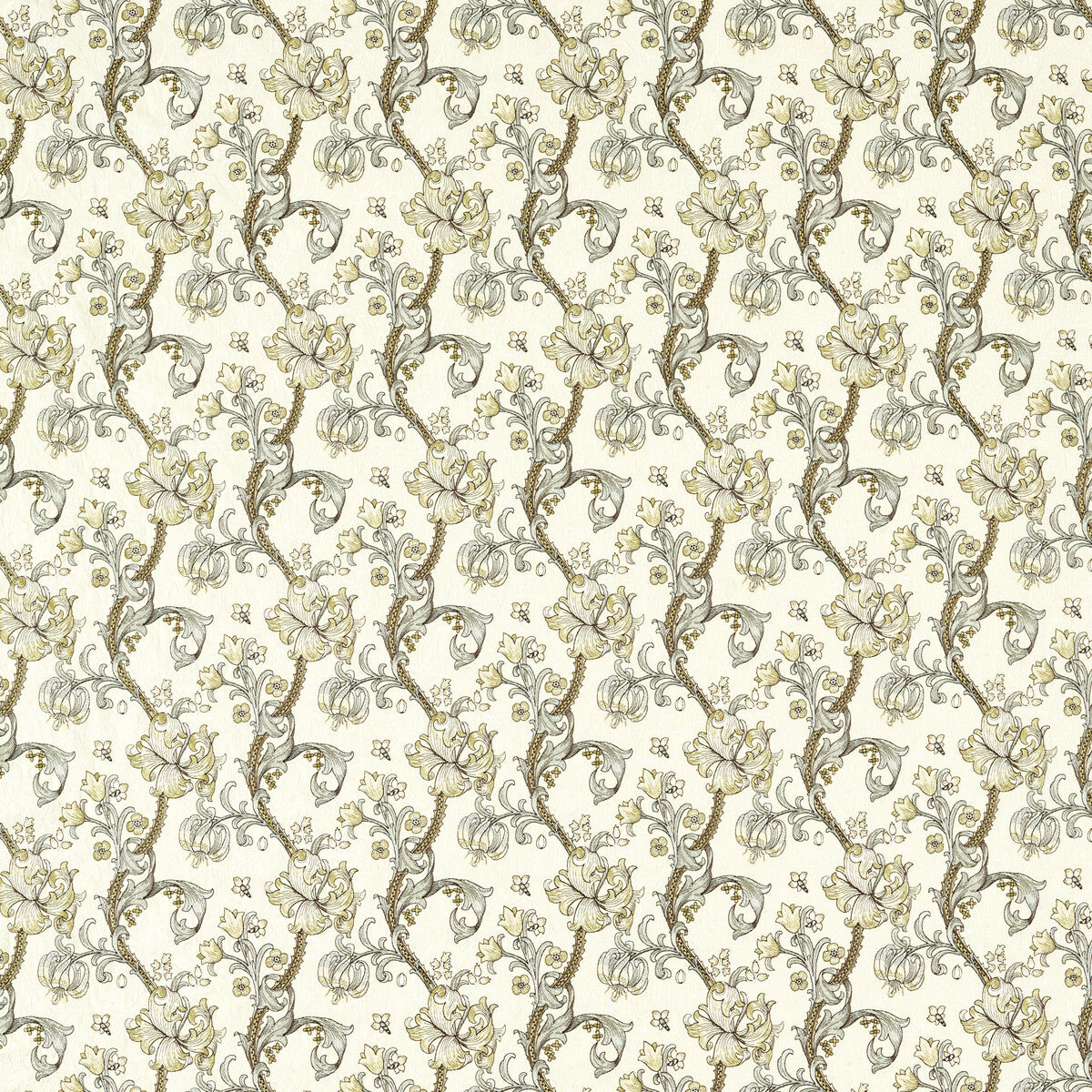 Golden Lily Embroidery-Dove