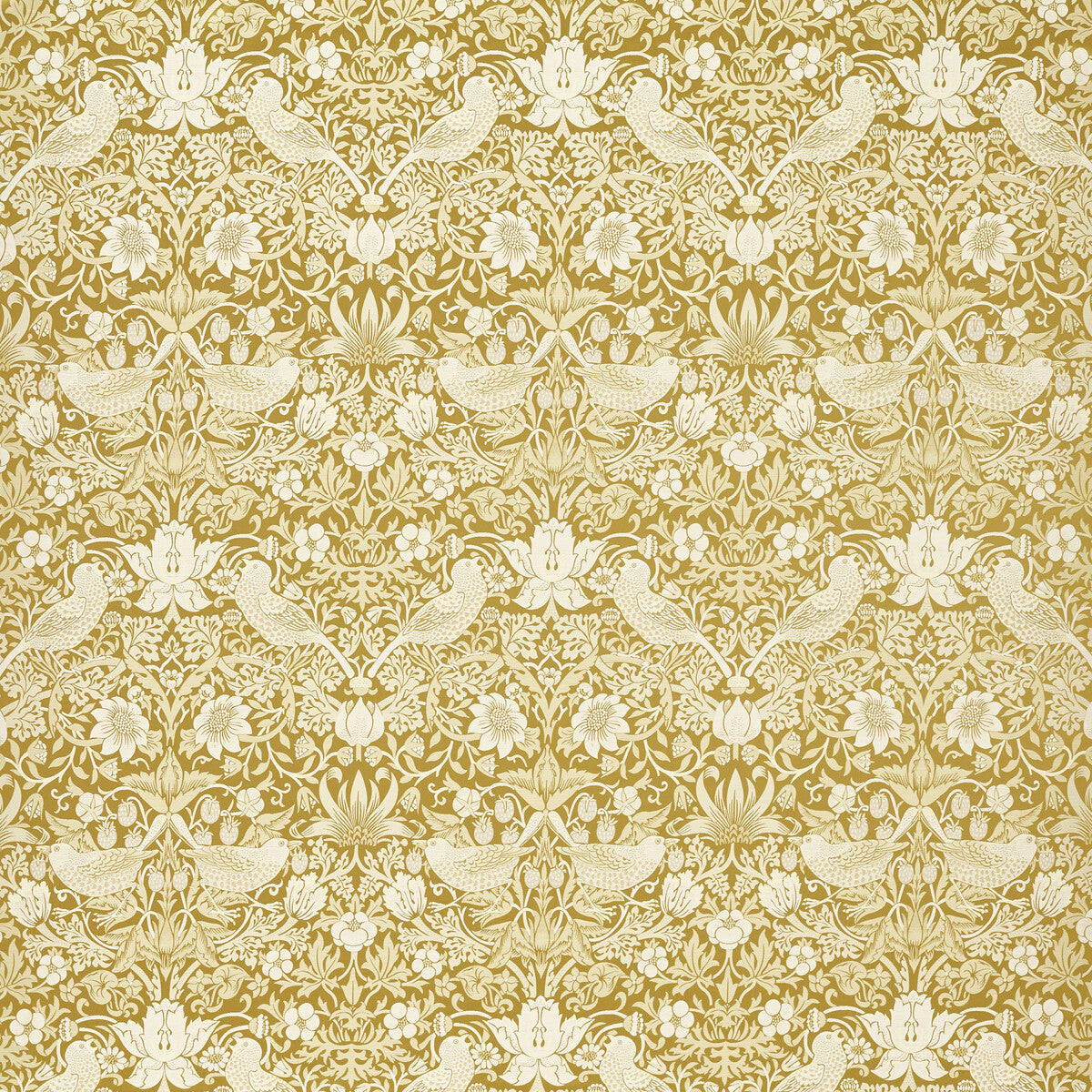 Strawberry Thief Jacquard-Chartreuse