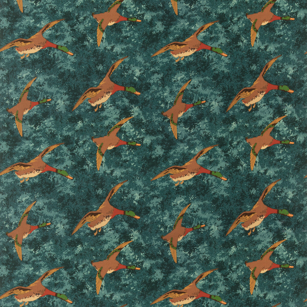 Forest Ducks Velvet-Teal