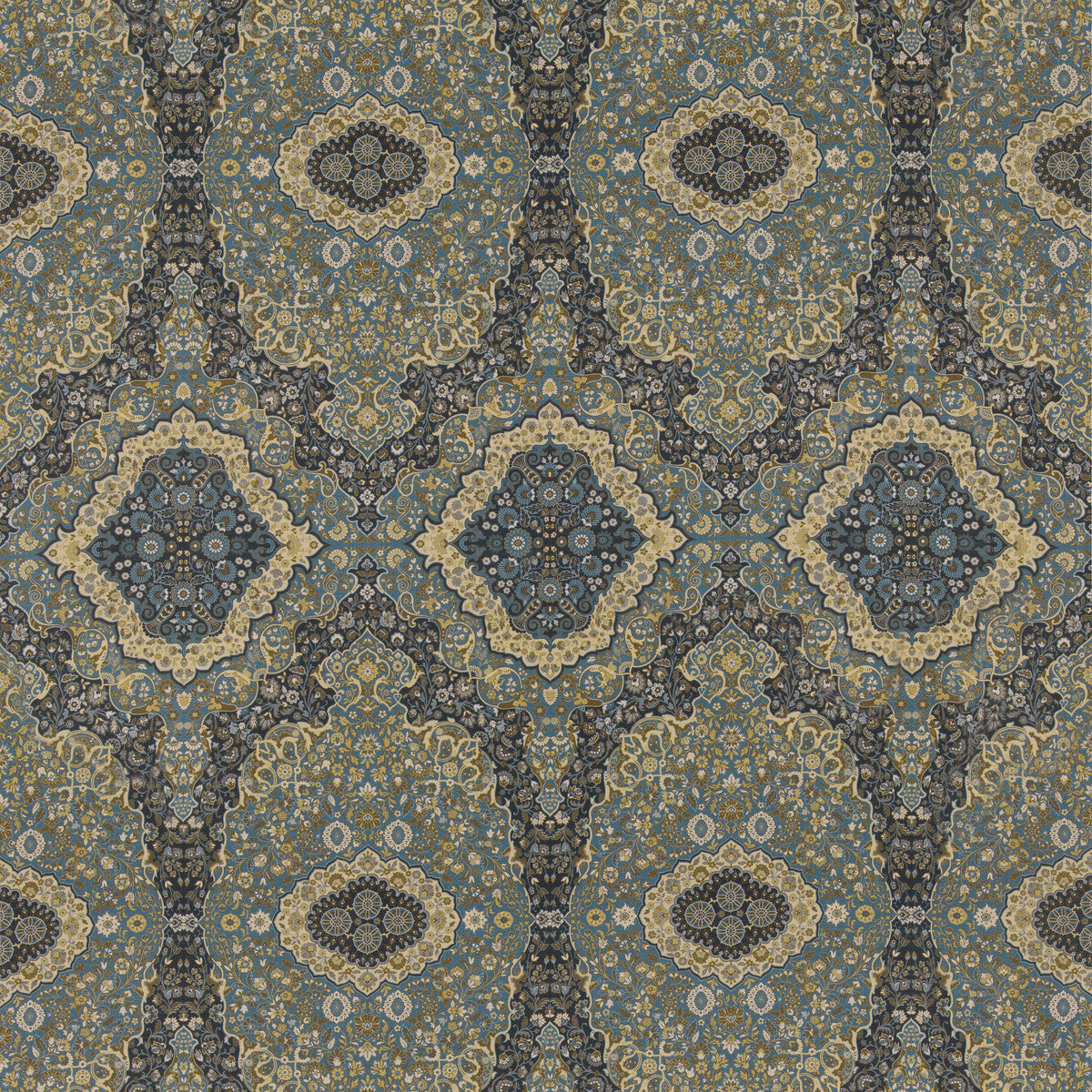 Woodland Paisley-Indigo