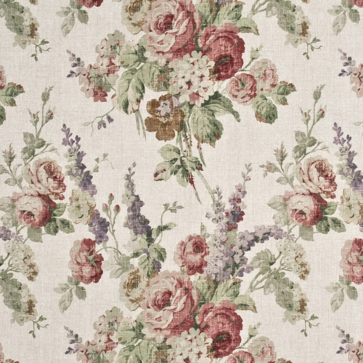 Vintage Floral-Rose/Green