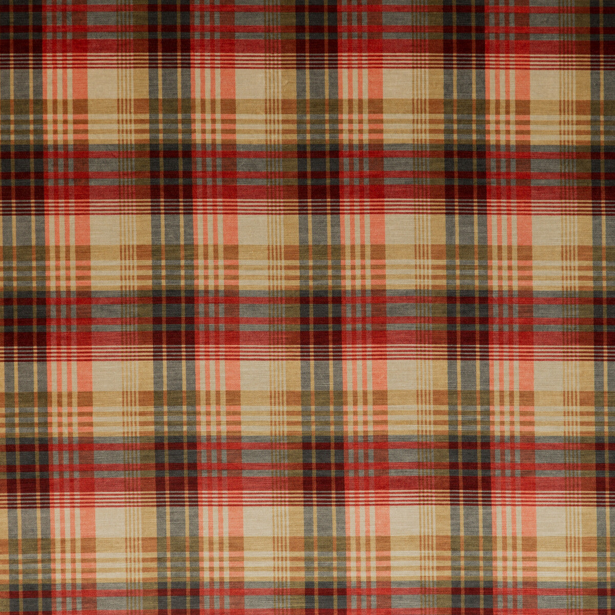 Velvet Ancient Tartan-Spice