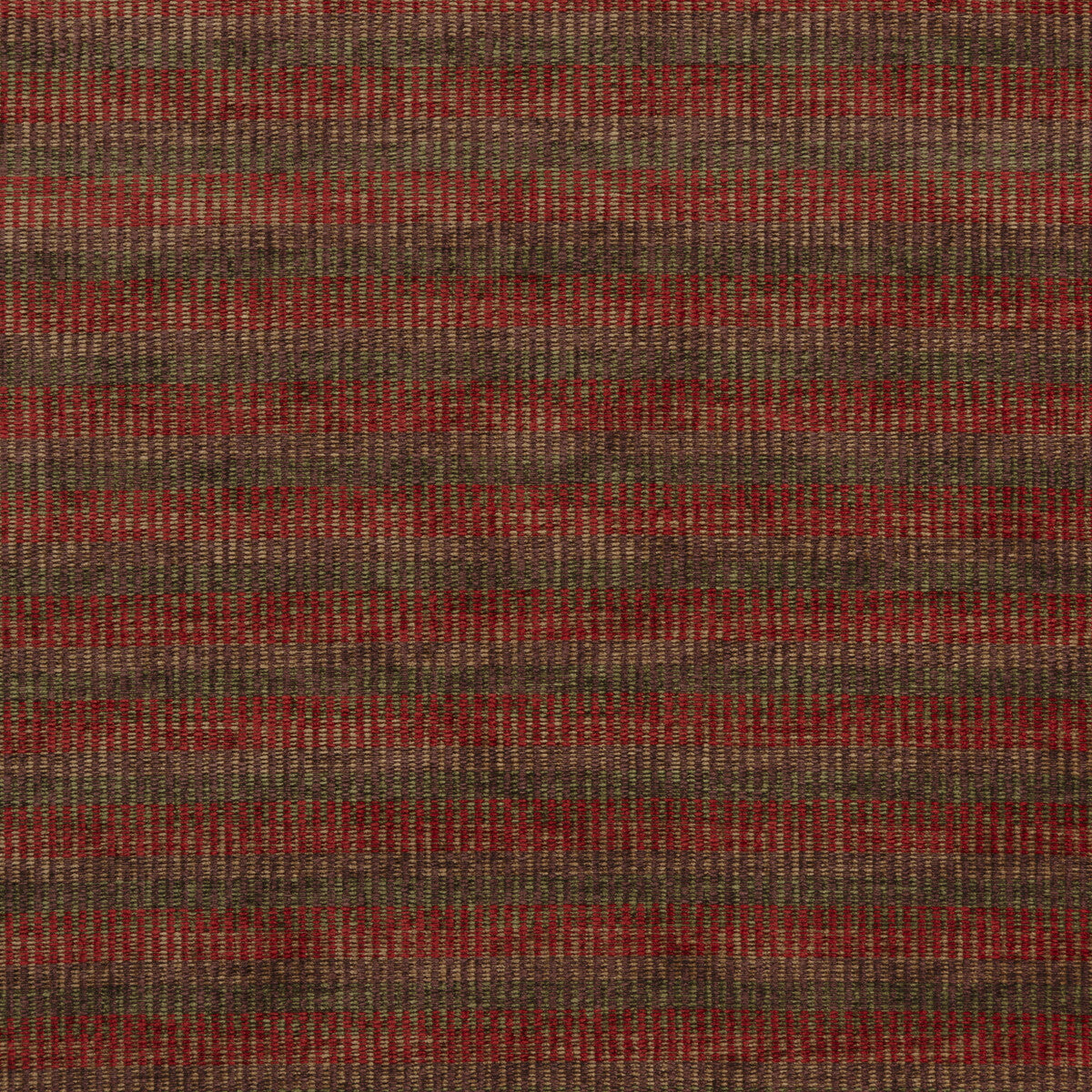 Rattan Chenille-Red/Green