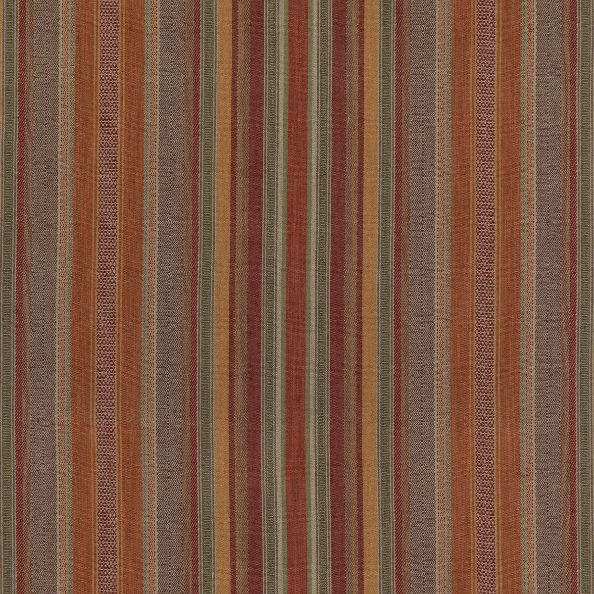 Rustic Stripe-Red/Plum