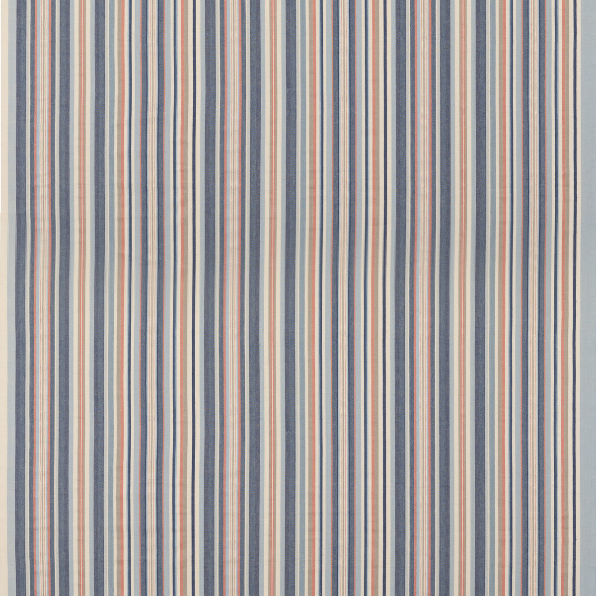 Medford Stripe-Blue/Rust