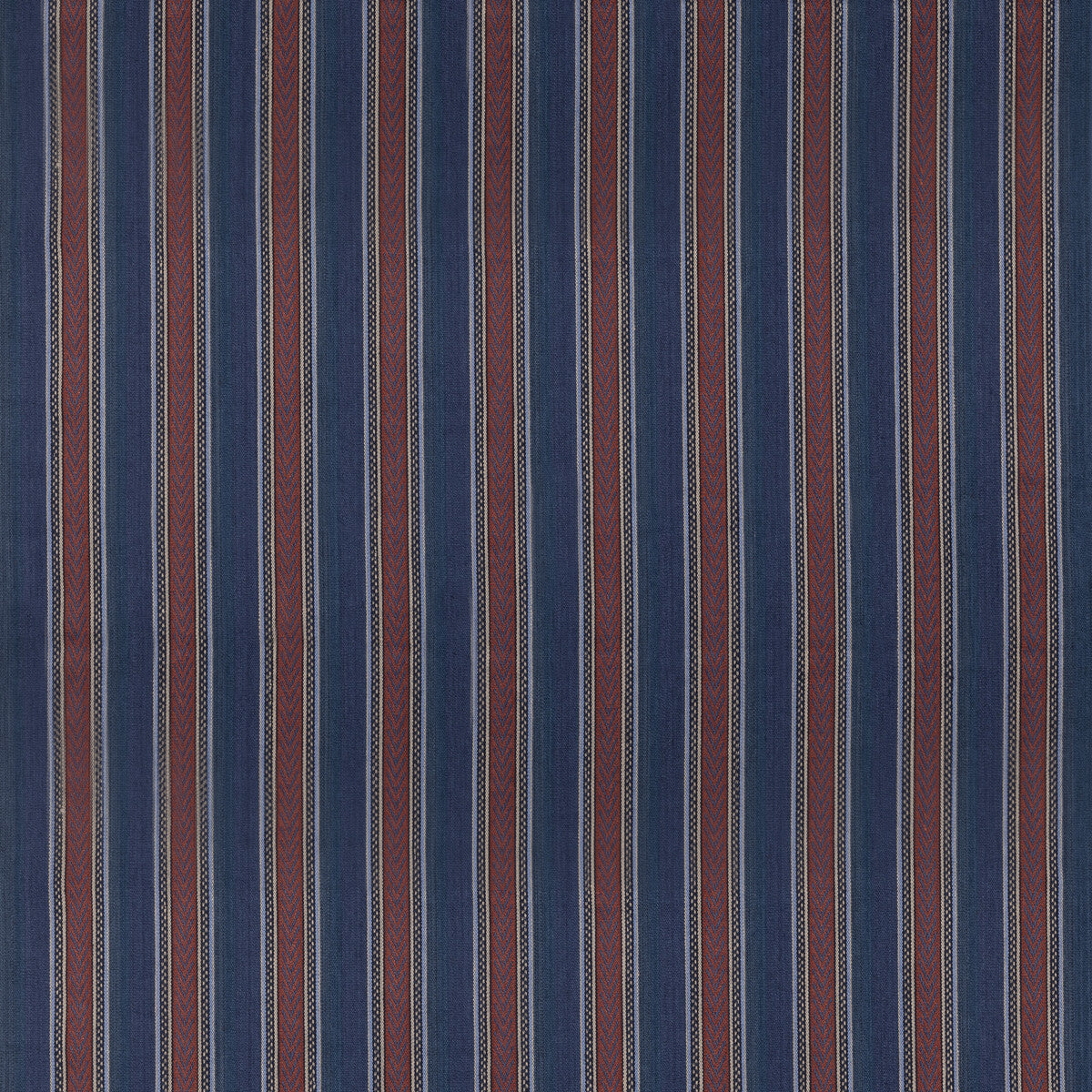 Barrington Stripe-Indigo/Red