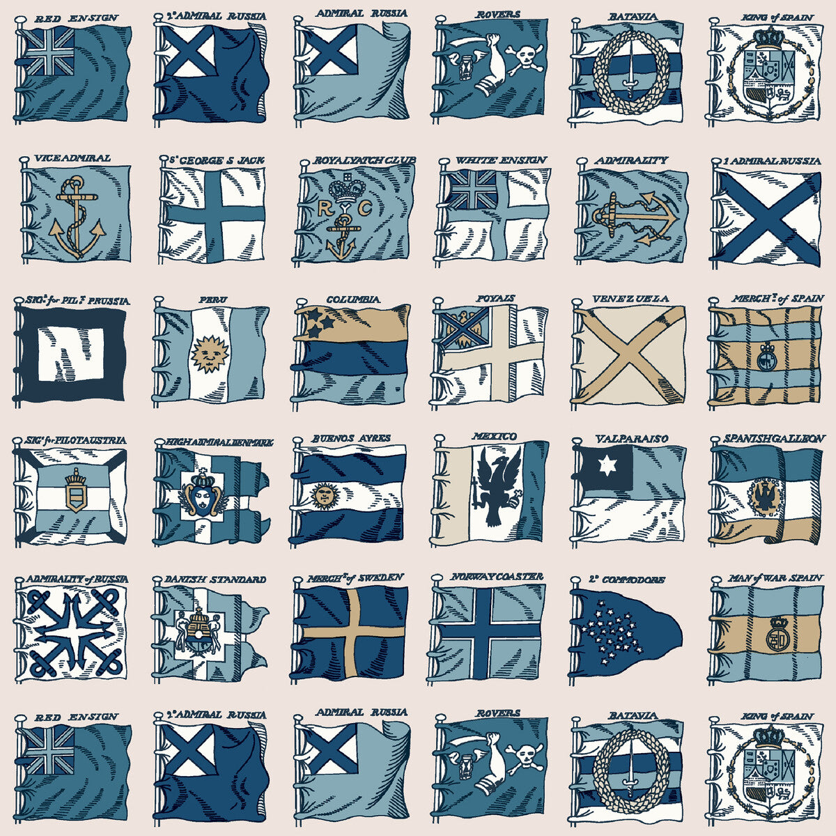 Naval Ensigns-Blue