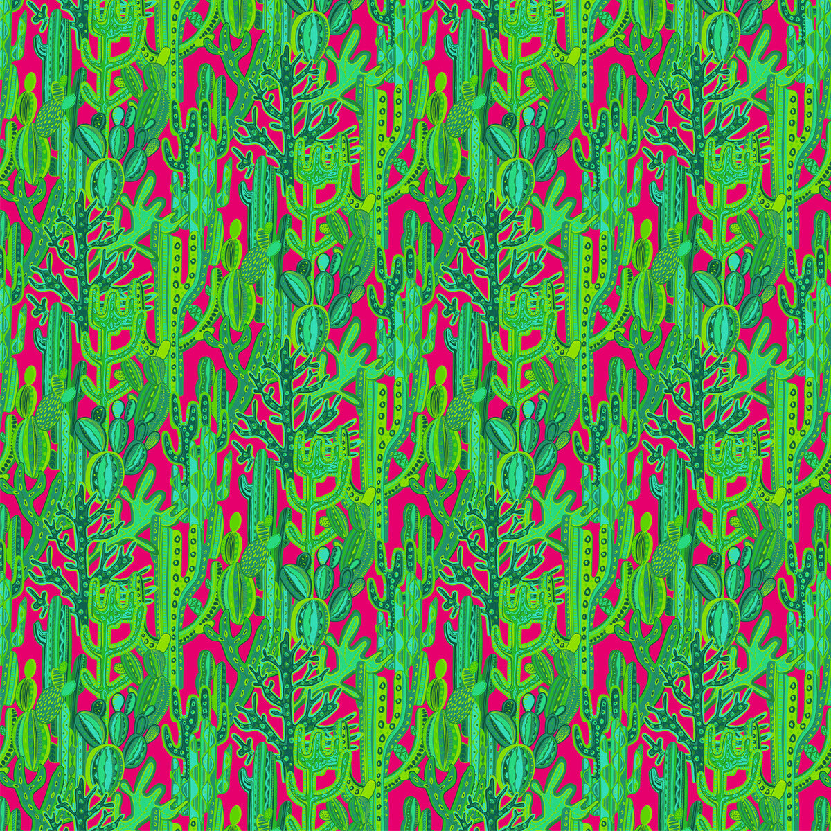 Cactus-Rosa/Verde