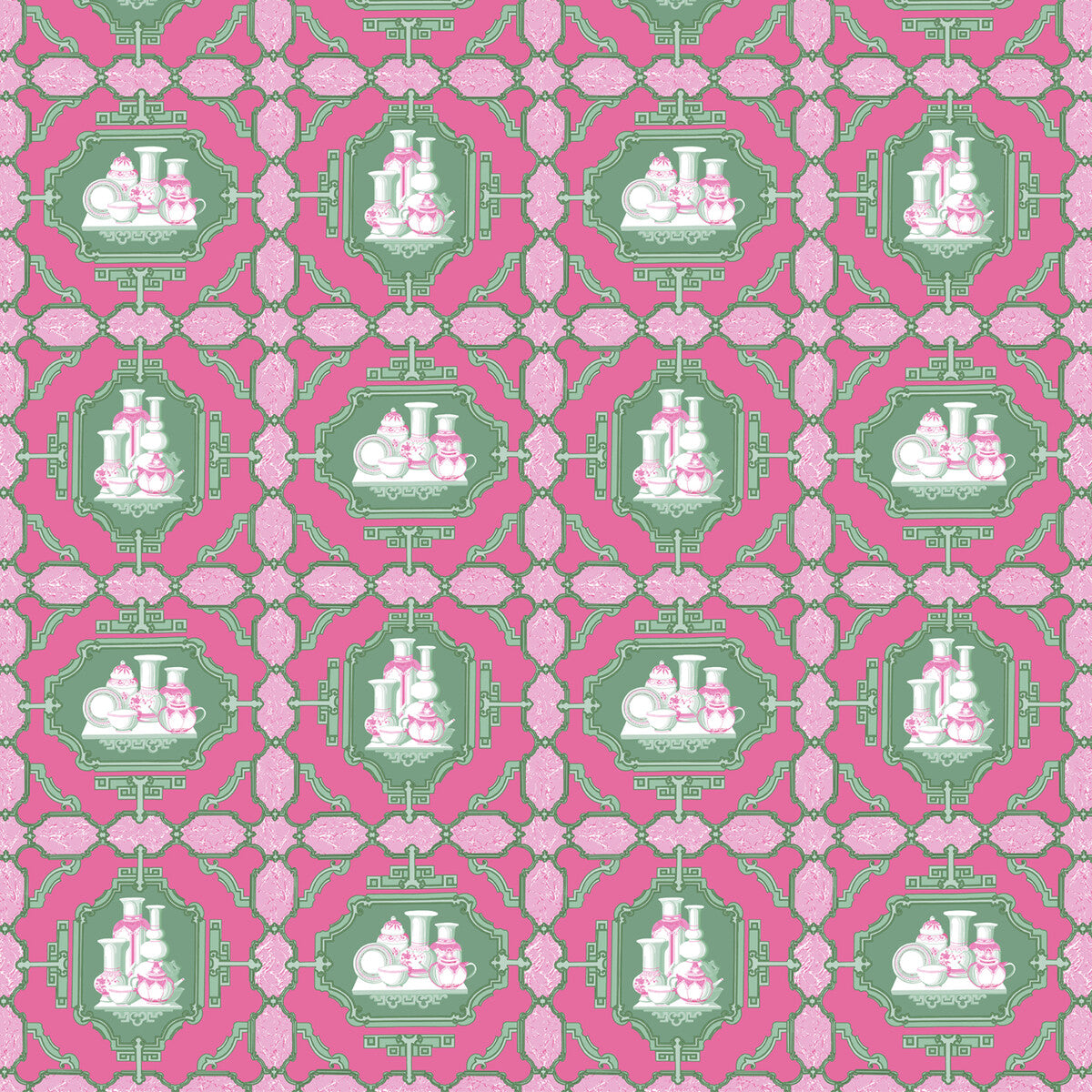 Porcelanas-Rosa/Verde