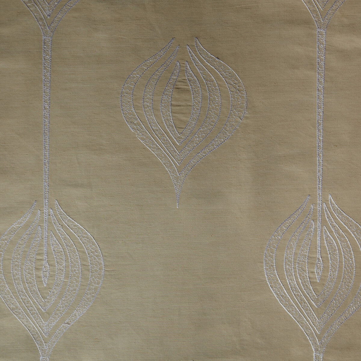 Tulip Embroidery-Cream