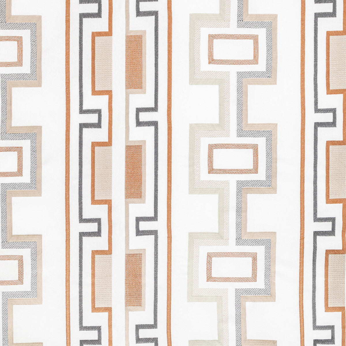 Tritone Embroidery-Copper