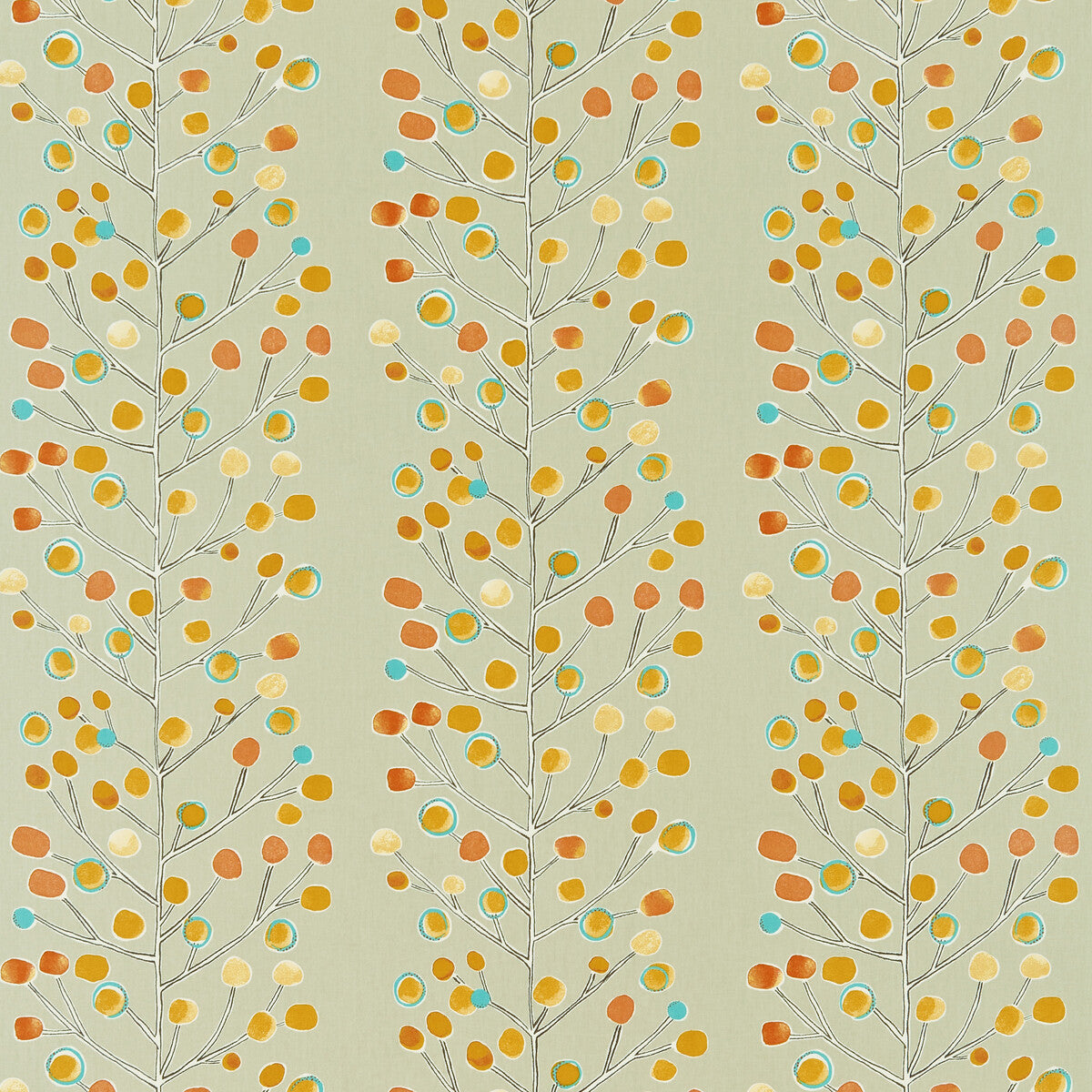 Berry Tree-Neutral/Tangerine