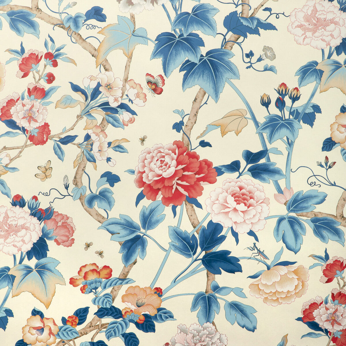 Gardenia Paper-Blue/Red