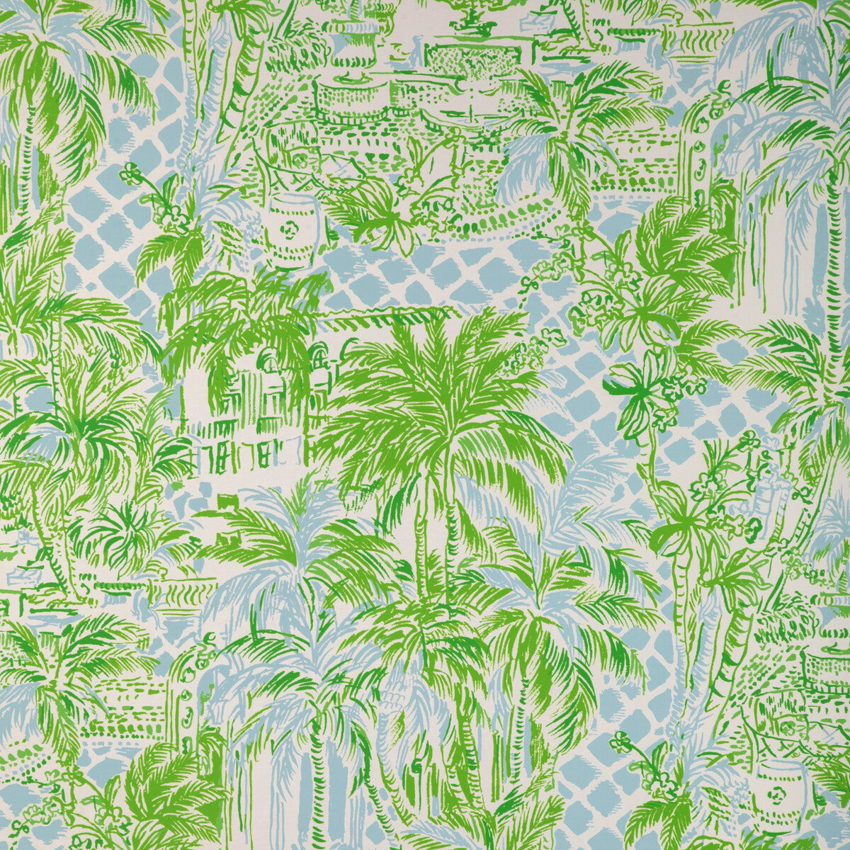 Palm Beach Wp-Blue/Green
