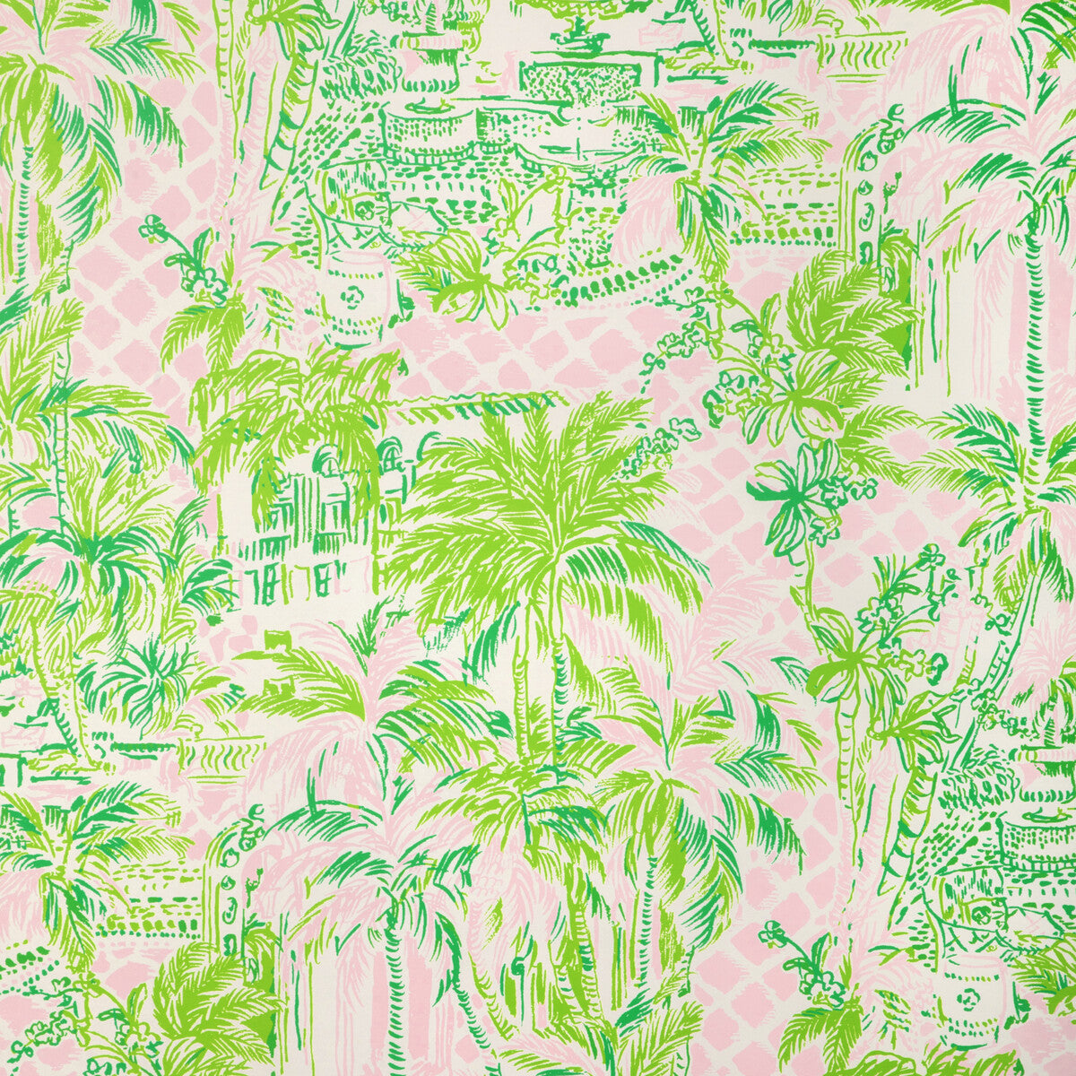 Palm Beach Wp-Pink/Green