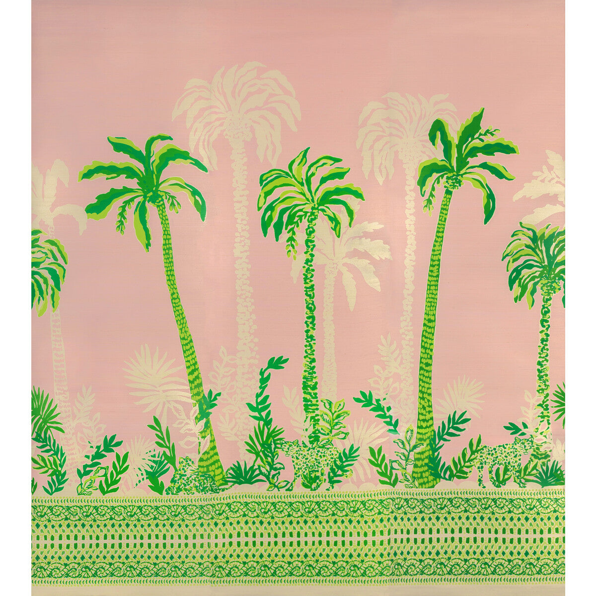 Palms Way Mural Gc-Pink
