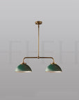 Tiber Double Pendant on Rod, Small