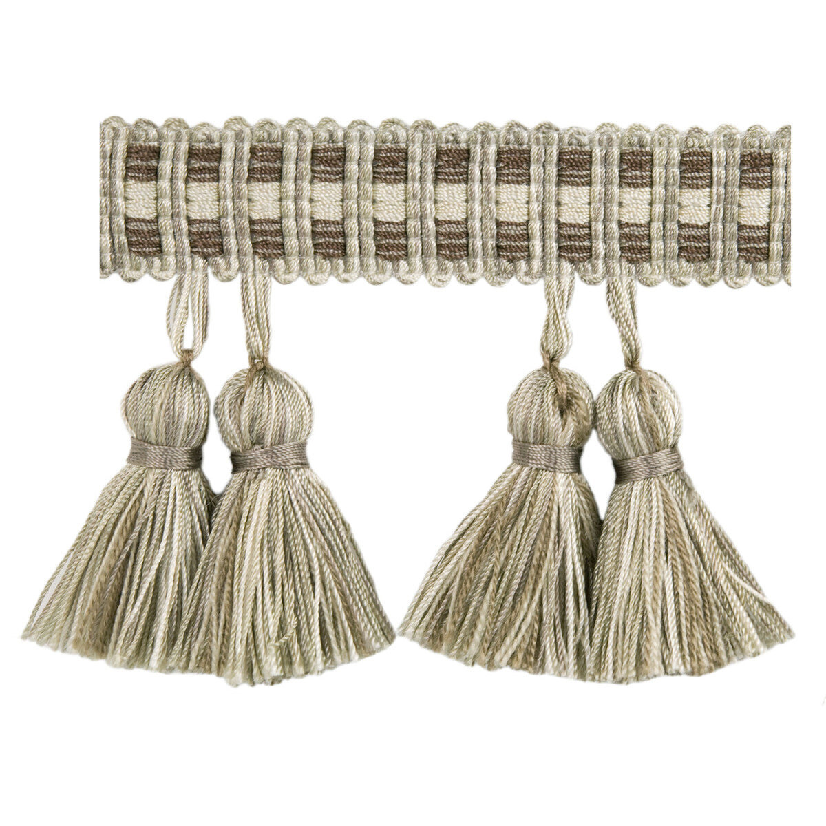 Paired Tassels-Platinum