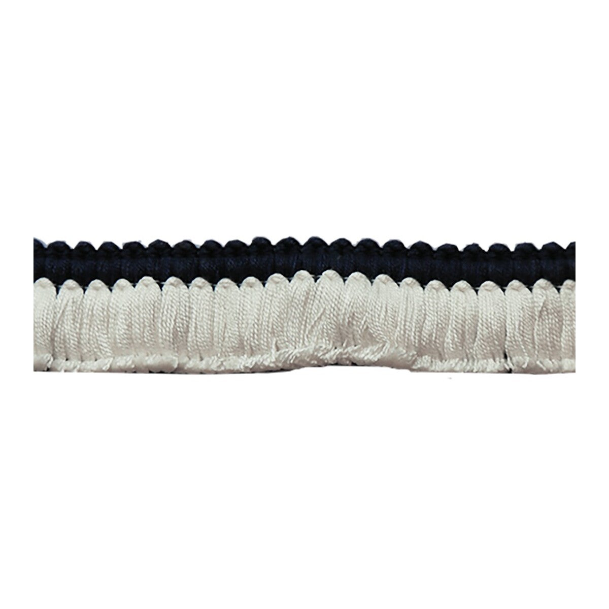 Cut Ruche Two-Navy & Whtie