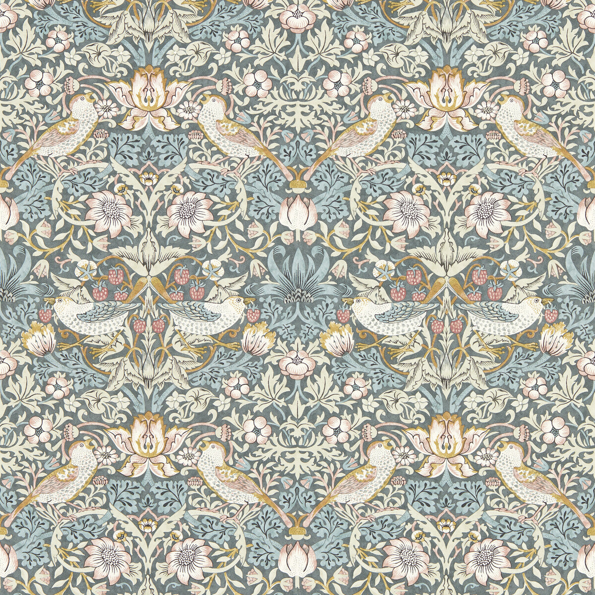 Strawberry Thief-Slate Wp