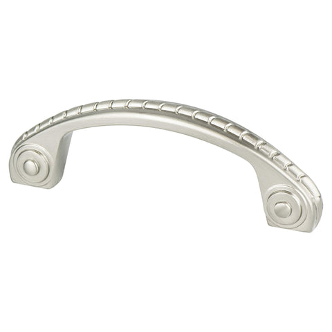 Advantage Plus Four 3 inch CC Brushed Nickel Roped Pull