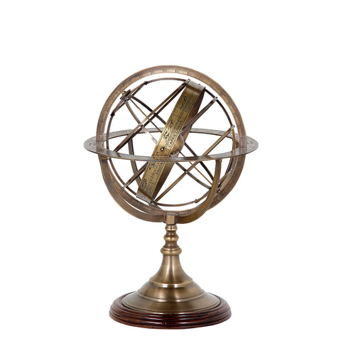 103789 - Globe antique brass finish S