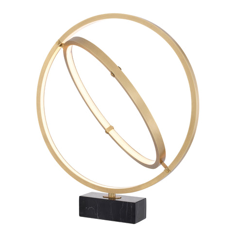 113922UL - Table Lamp Cassini antique brass finish