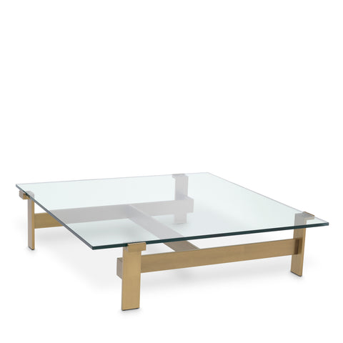 114480 - Coffee Table Maxim brushed brass finish