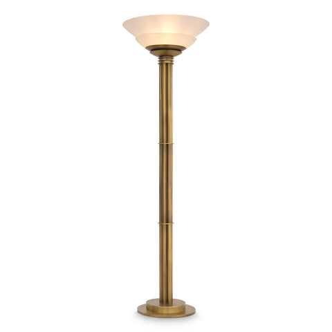 115658UL - Floor Lamp Figaro antique brass finish UL