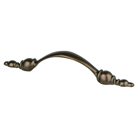 Adagio 3 inch CC Oil Rubbed Bronze Ornate Pull