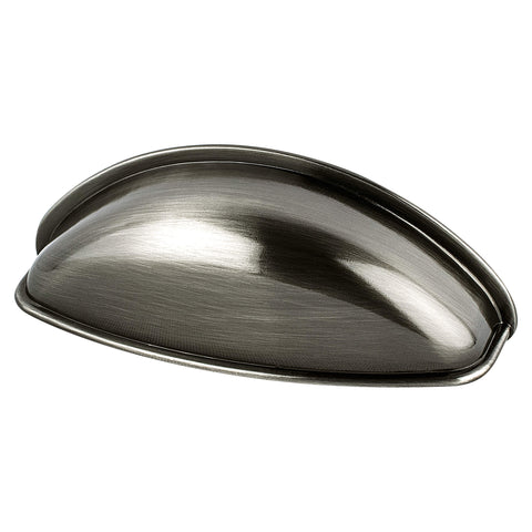 Euro Moderno 64mm CC Brushed Black Nickel Cup Pull