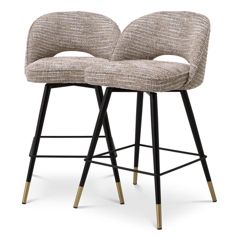 A115284 - Counter Stool Cliff mademoiselle beige set of 2
