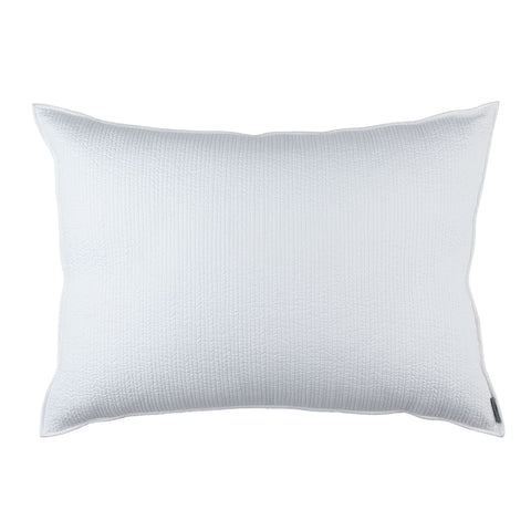 Retro Luxe Euro Pillow White Cotton 27X36 (Insert Included)