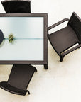 Marbella Dining Table 72 with Glass
