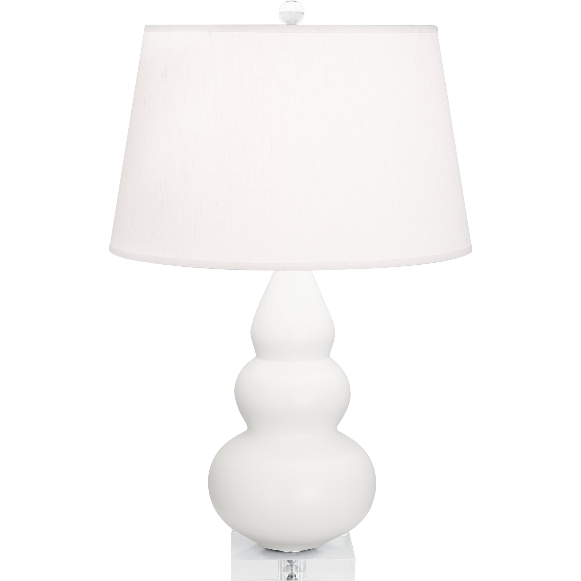 MLY33 Matte Lily Small Triple Gourd Accent Lamp