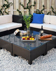 Monaco Coffee Table with Glass