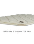 Natural Pillowtop Pad