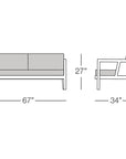 South Beach Loveseat