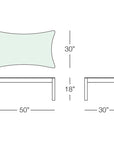 South Beach Coffee Table with Glass