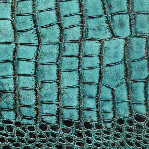 Tuscany Croc - Aquamarine