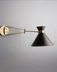 Tom Swing Arm Wall Light with Switch