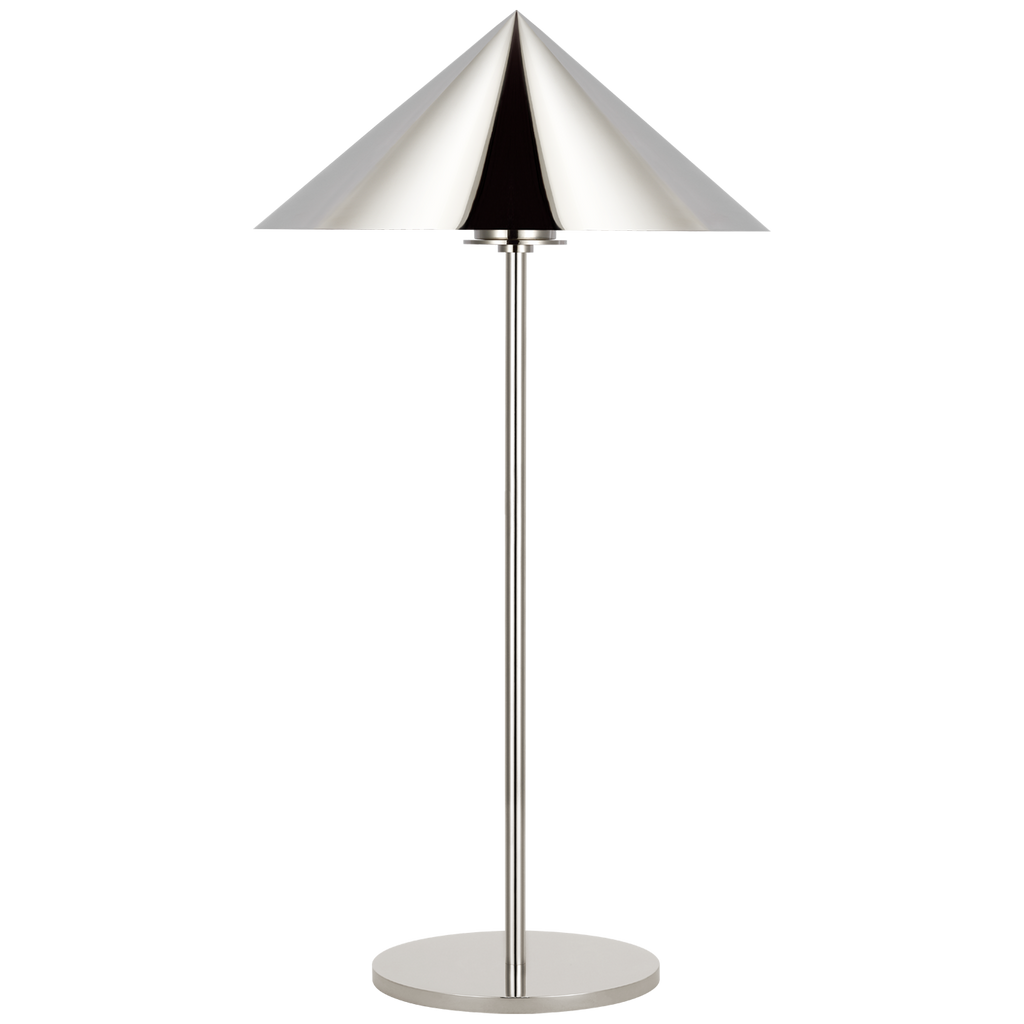 Orsay Medium Table Lamp in Polished Nickel