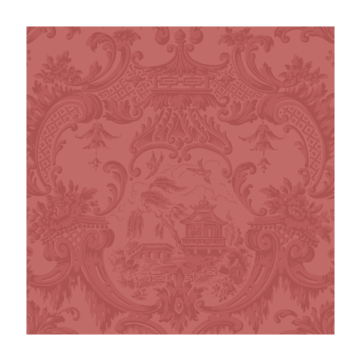 Chippendale China-Red