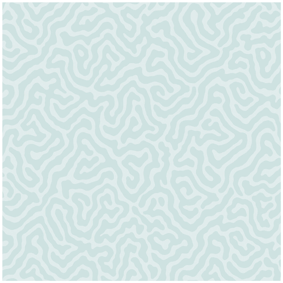 Coral-Print Room Blue