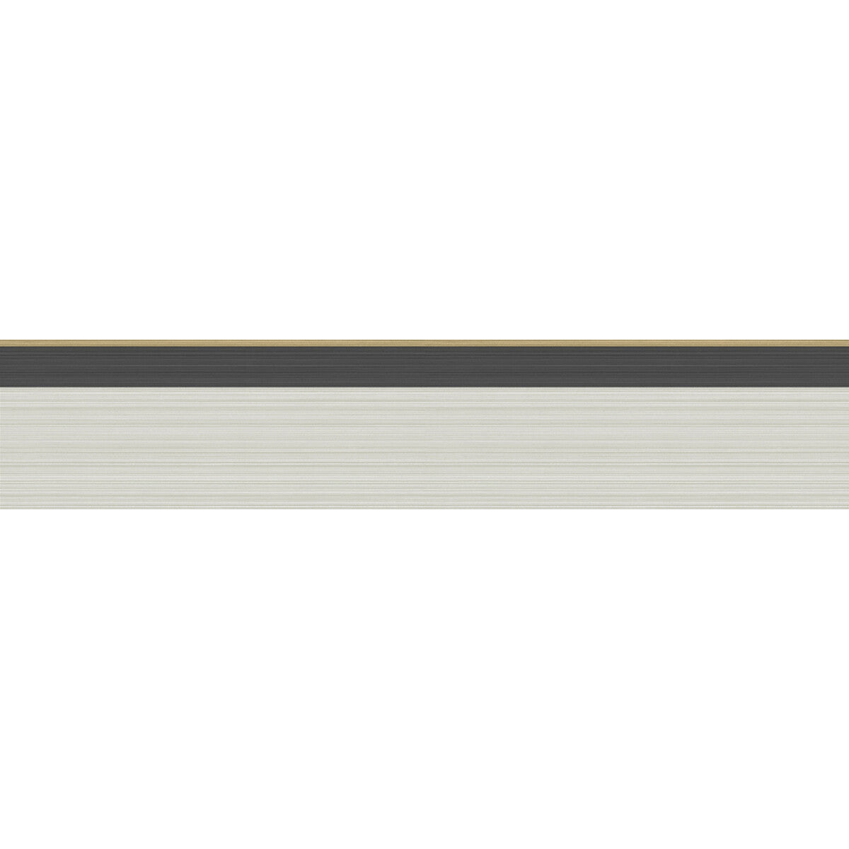 Jaspe Border-Linen Black/Gold