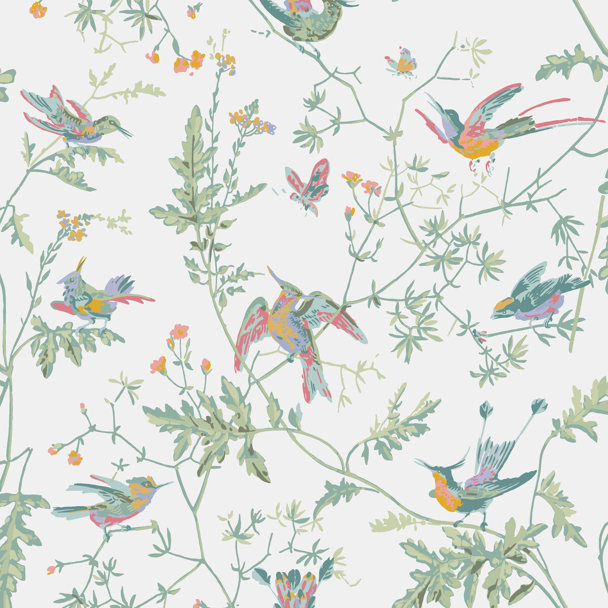 Hummingbirds-Pastel